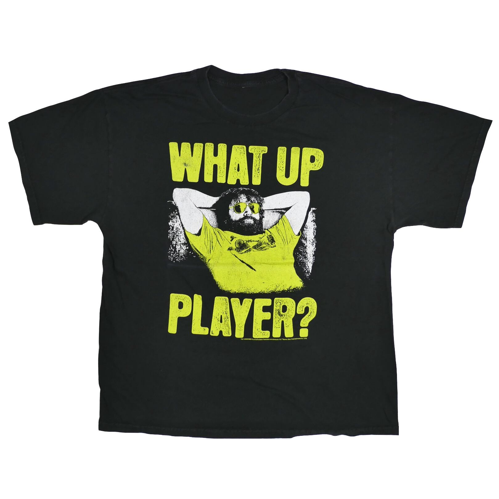 USED【XL】Movie The Hangover WHAT UP PLAYER? Tee / ©2016