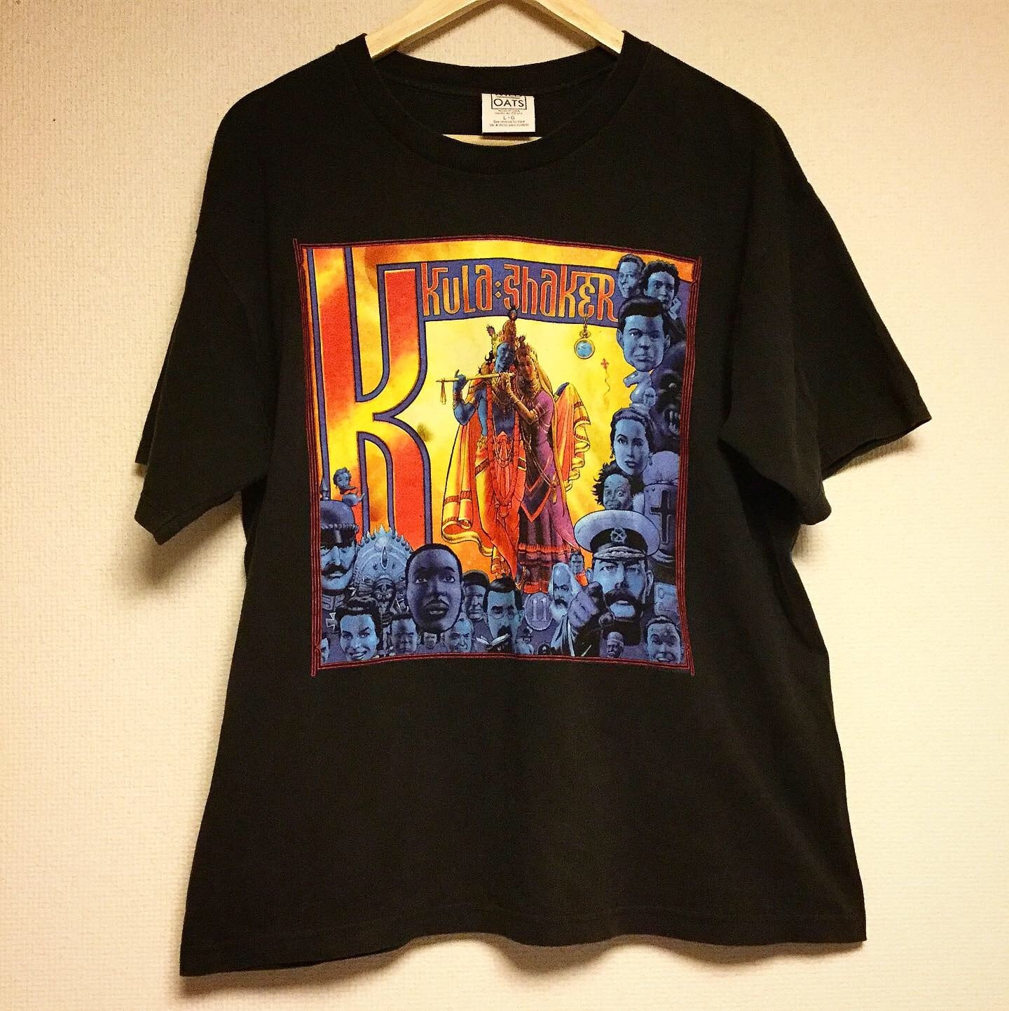 1999年コピーライト入 kula shakerクーラーシェイカー TEE L-