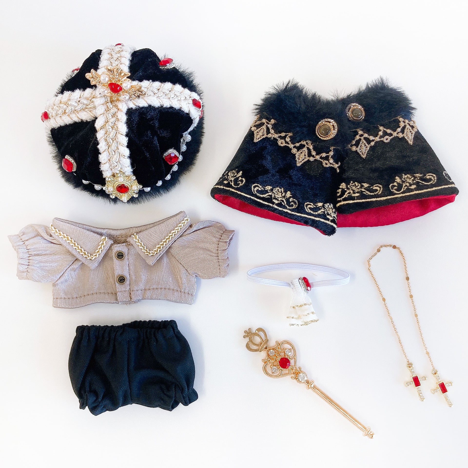 1K-1158【10cm】王様の衣装 | Little Closet │ ぬい服・ぬい活の通販