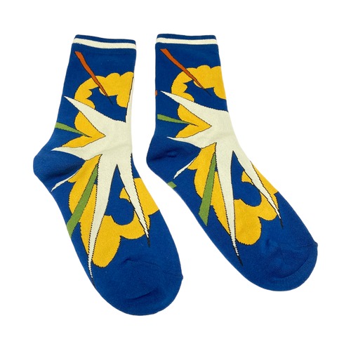 【solmu select】comic socks（blue）