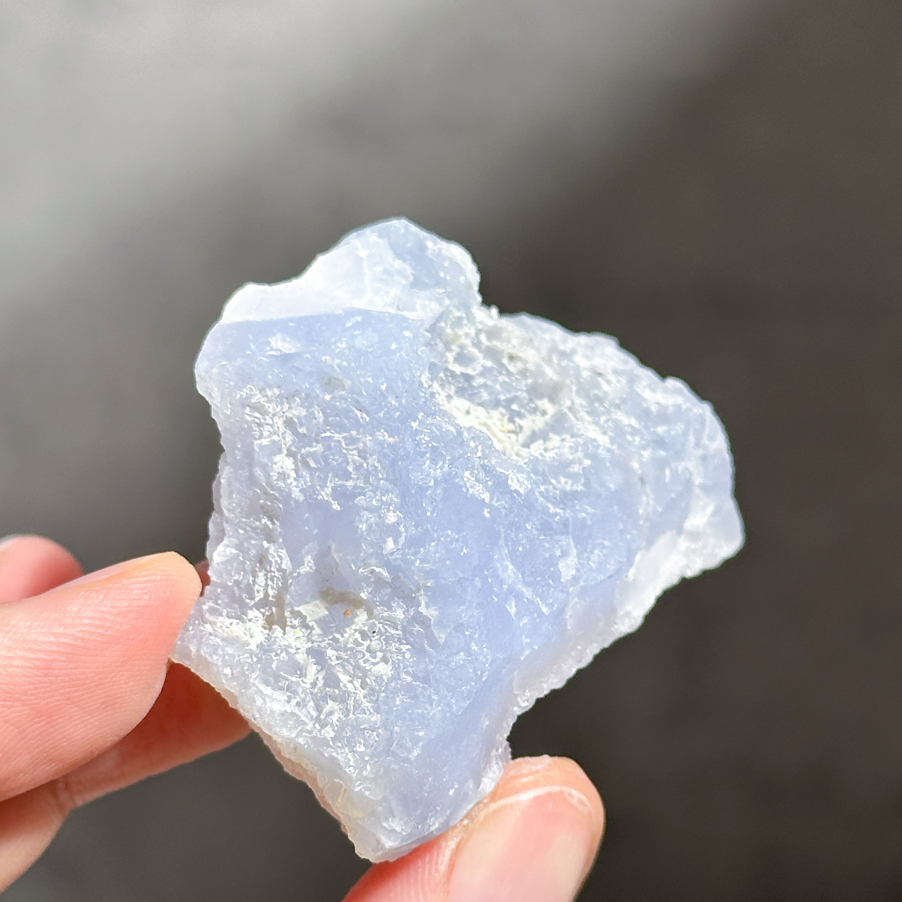 ブルーカルセドニー 原石15◇ Blue Chalcedony ◇天然石・鉱物