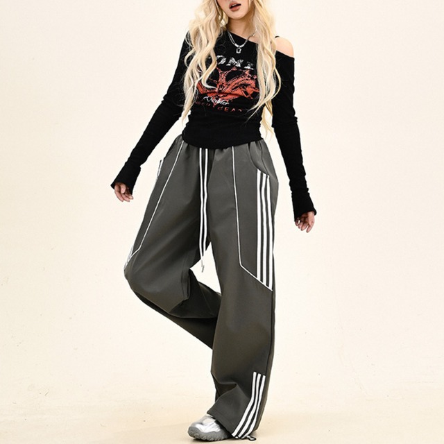 sideline drawstring pants　サイドラインドローストリングパンツ　J0660