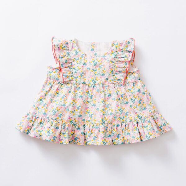 サマーフリルティアードチュニック＆ブルマ　 FLEUR　ギフトBOX入り