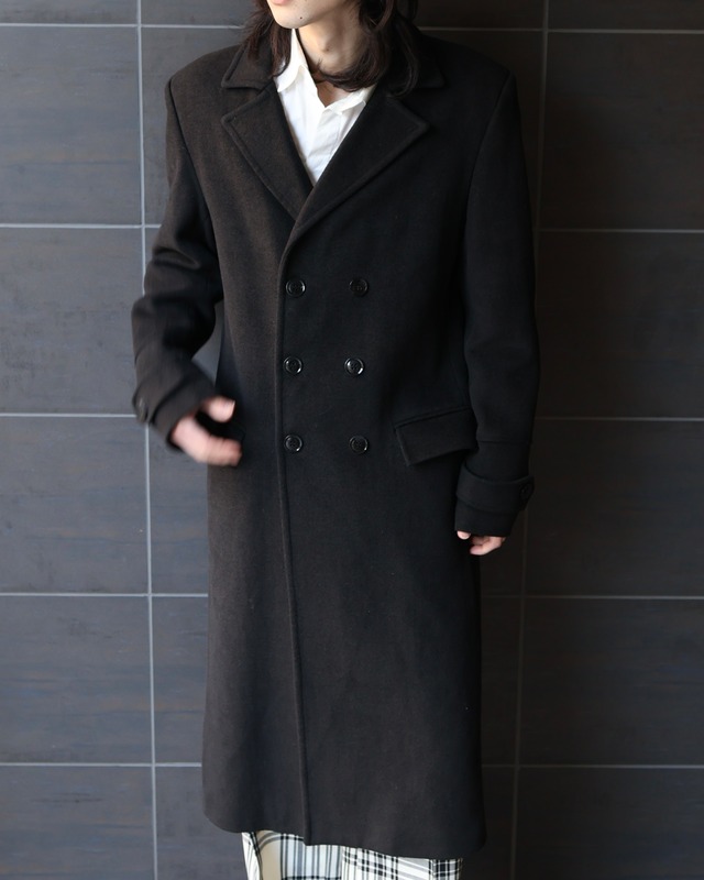 double breasted 6b long coat