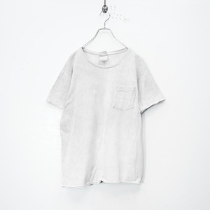 *SPECIAL ITEM* USA VINTAGE HANES REMAKE SUMI OVER DYE POCKET T SHIRT/アメリカ古着リメイク墨染めポケットTシャツ