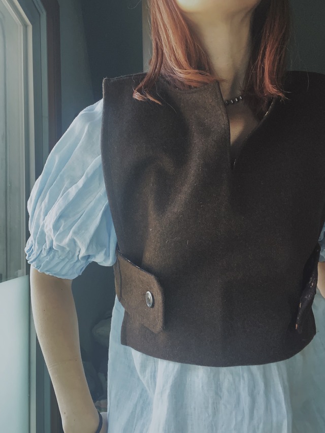 Compression wool vest