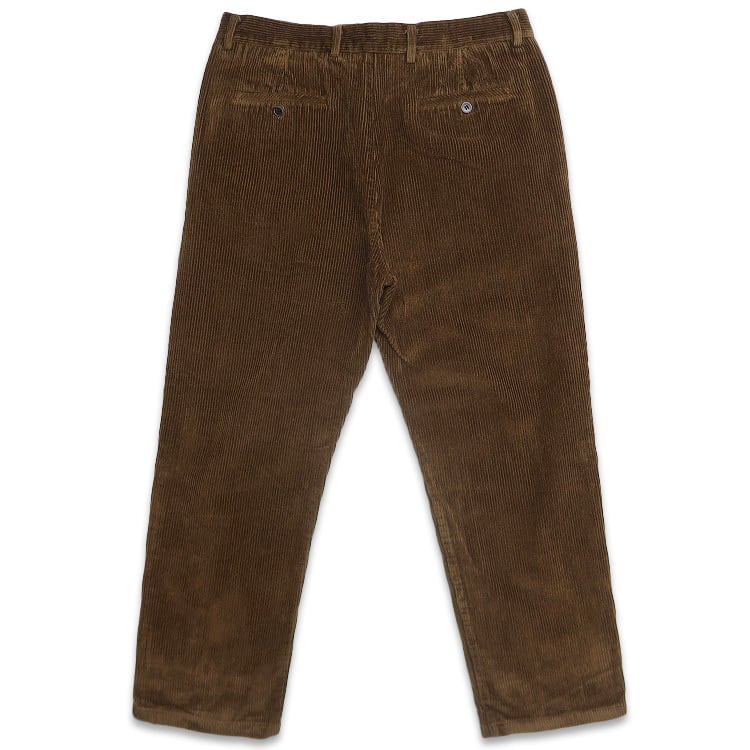 90s コーデュロイパンツ　太畝　茶　ブラウン　YBSジップ　BEACHCREW 90s コーデュロイパンツ 太畝 茶 ブラウン YBSジップ BEACHCREW