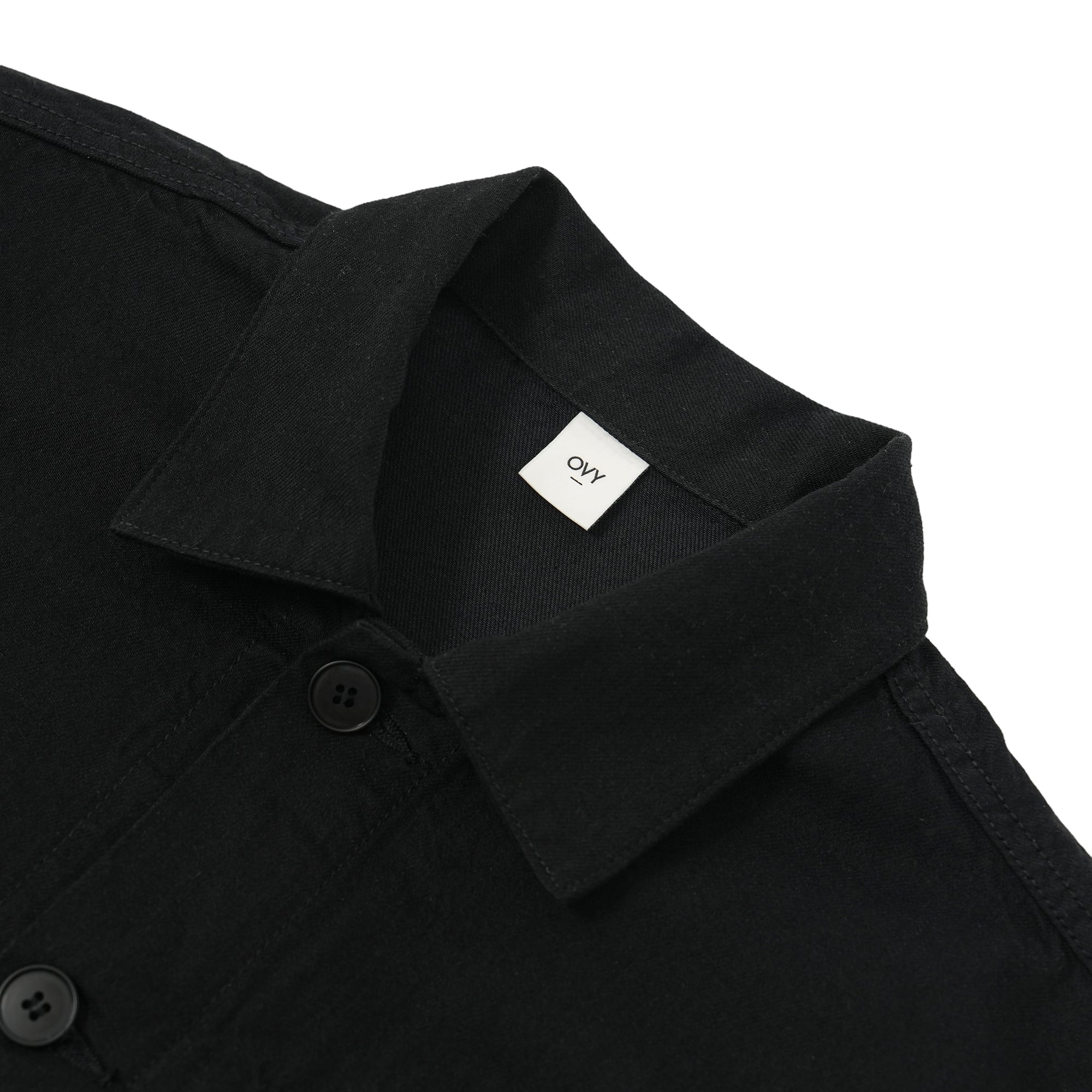 Euro Work Black Denim Jacket | OVY