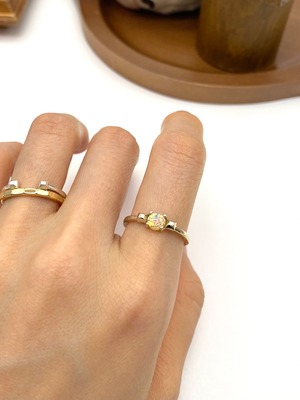 Noblesse ring | gold × opal