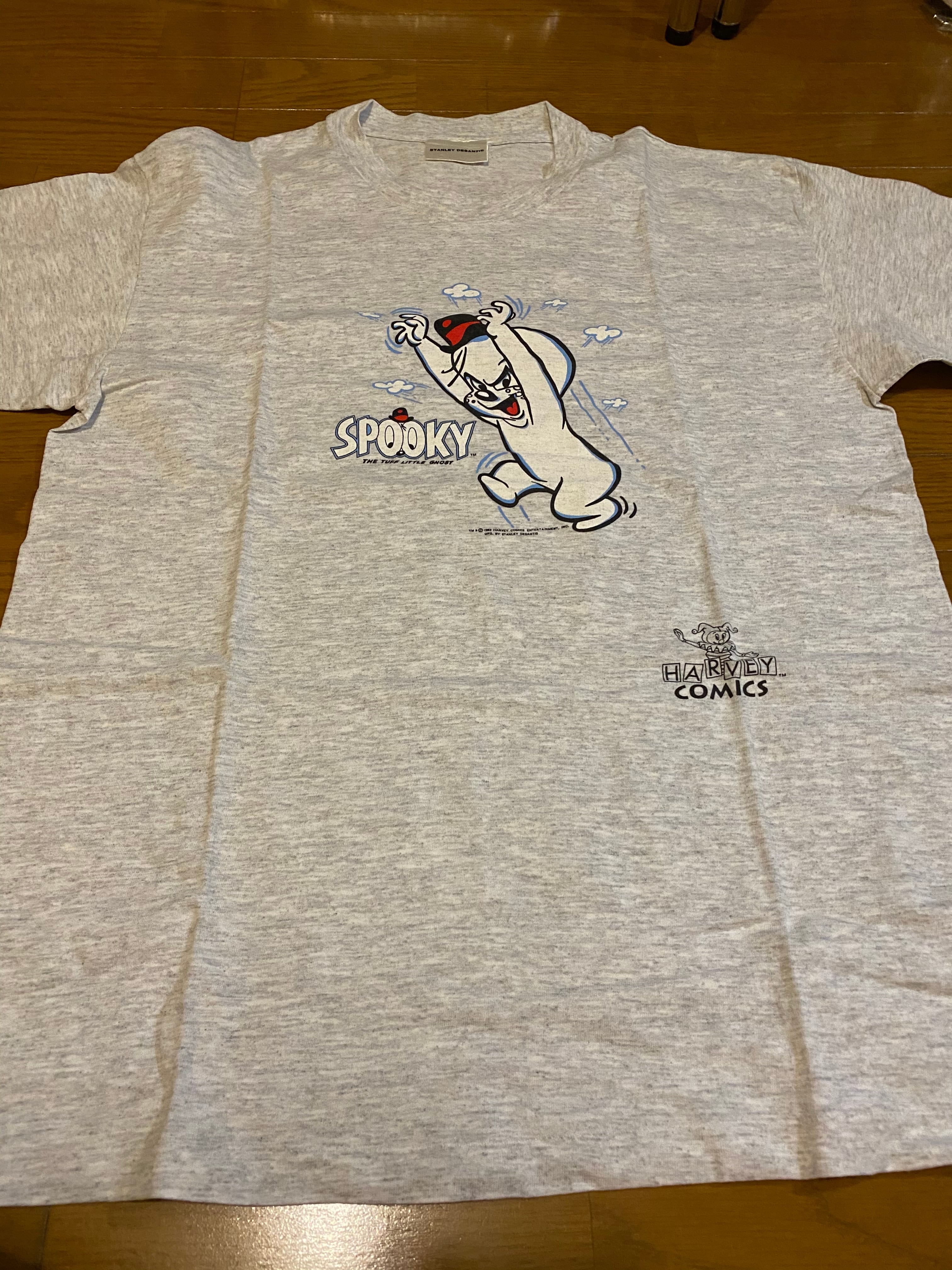 90年代 SPOOKY Tシャツ グレイ L | bigpink1919