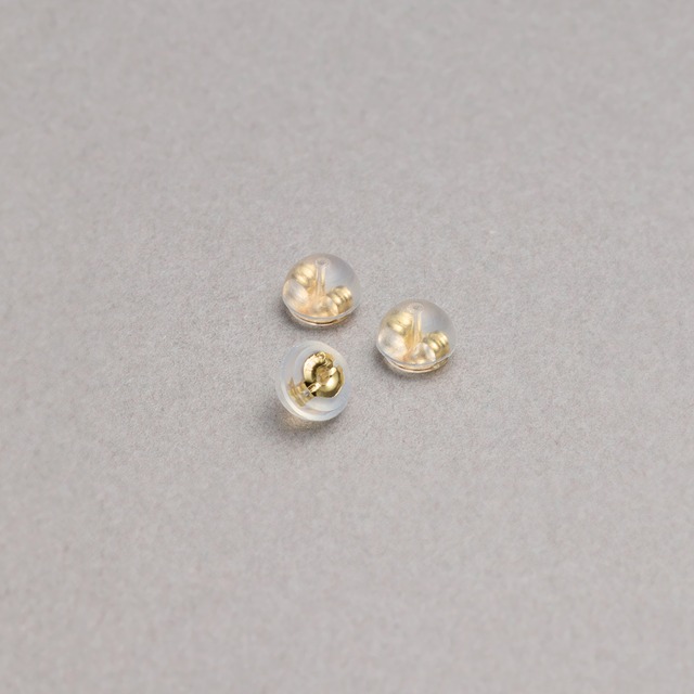 K18イエローゴールド 淡水パールピアス〈ホワイト〉【MKY0096P1】