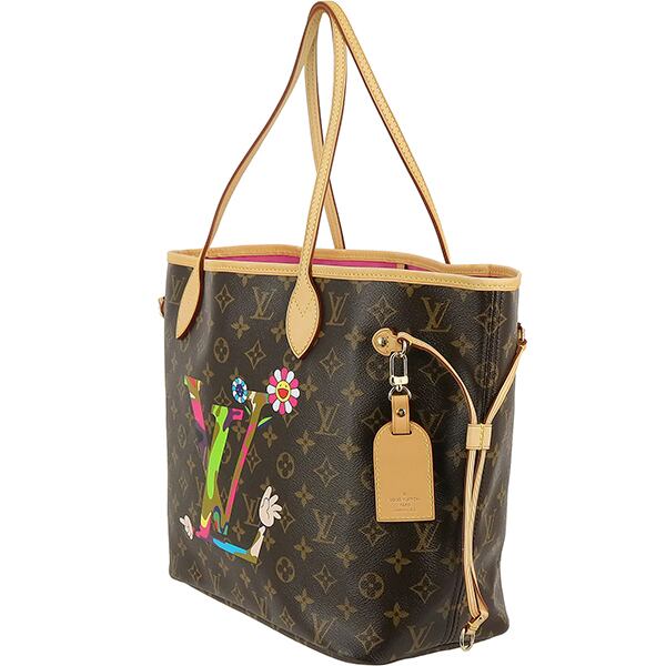 Unused LOUIS VUITTON ルイヴィトン トートバッグ ネヴァーフル MM LV