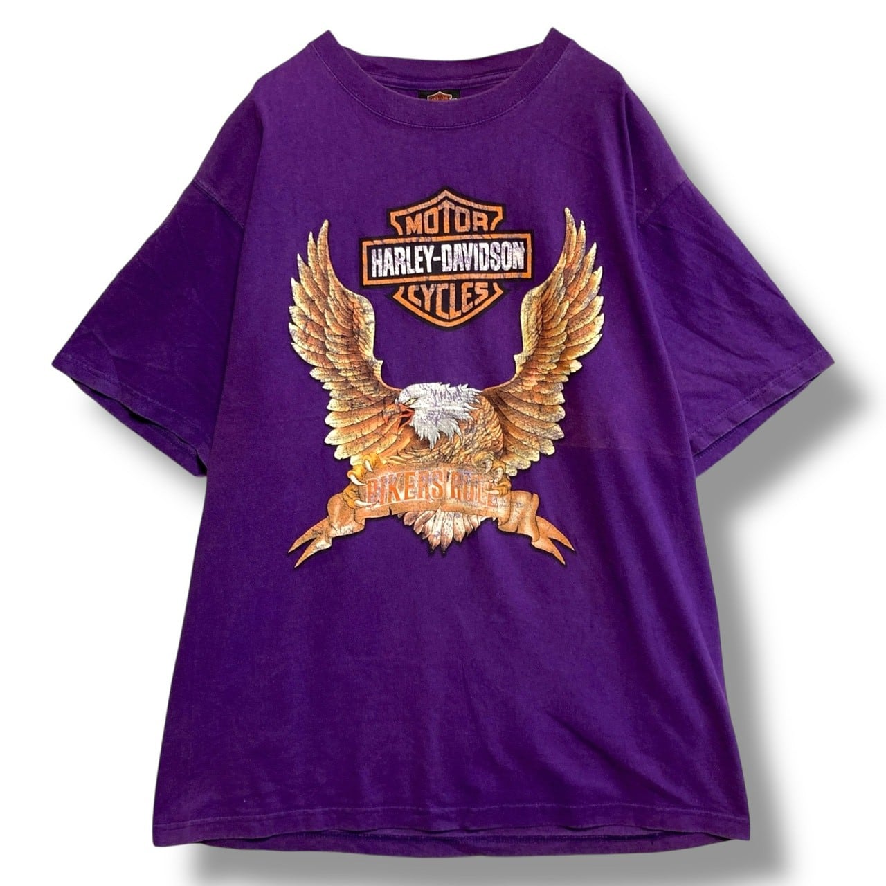 CBFH ハーレー Tシャツ ダビッドソン ファイヤ フレイム イーグル 紫 CBFH ハーレー Tシャツ ダビッドソン HARLEY DAVIDSON ファイヤ