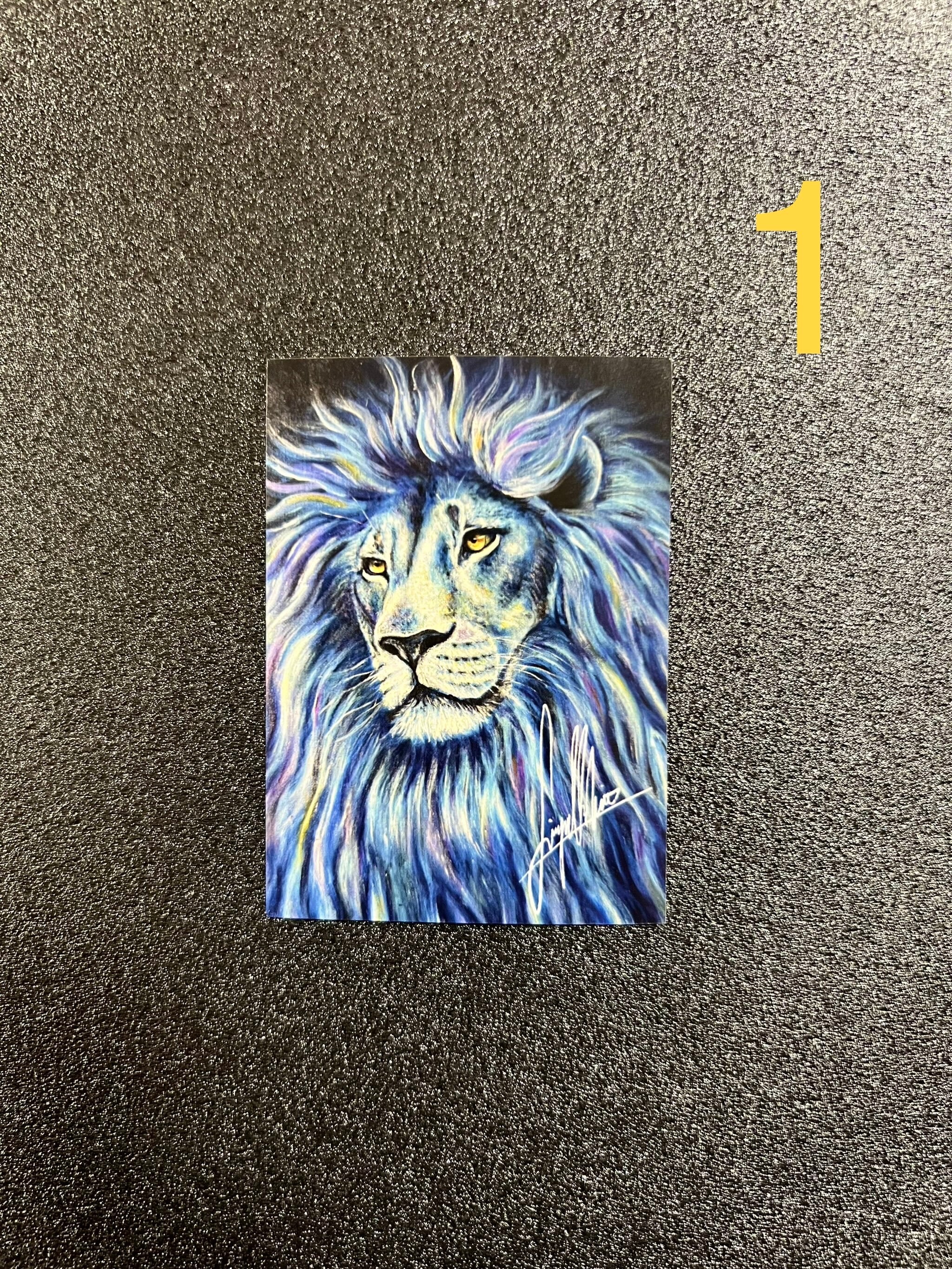 ミニライオン 油彩画 ペイント聖矢 100円の王: 世界一小さいキャンバスで絵を描く体験 | TikTok