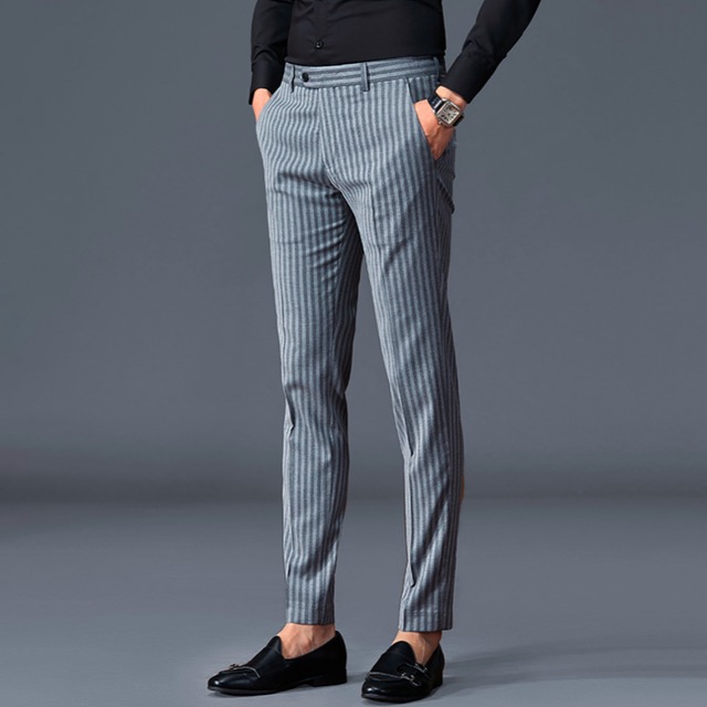 ノータック　ストライプパンツ　2カラー　LB0608