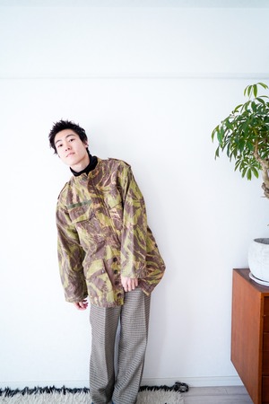 【1980s】"TAP47/56 First Type Motif" Lizard Camouflage Paratrooper JKT, French Army /338