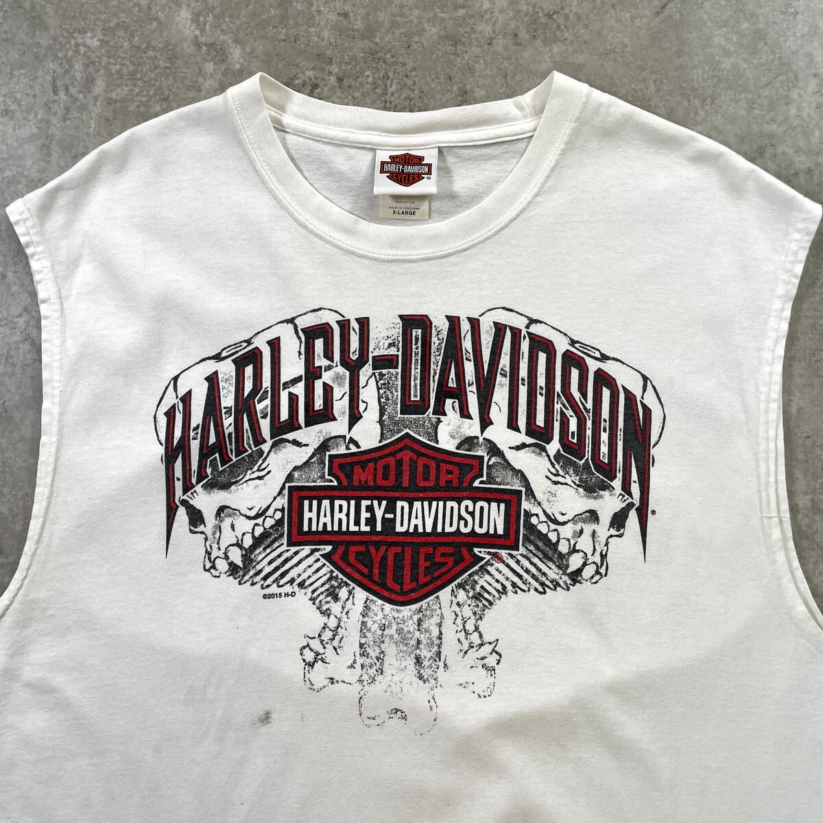 Harley-Davidson ハーレーダビッドソン ロゴプリント ノースリーブT