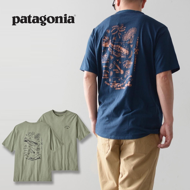 Patagonia [パタゴニア正規代理店] M's Action Angler Responsibili-Tee [37675-23]メンズ・アクション・アングラー・レスポンシビリティー・半袖Tシャツ・キャンプ・アウトドア・MEN'S / LADY'S [2023SS]