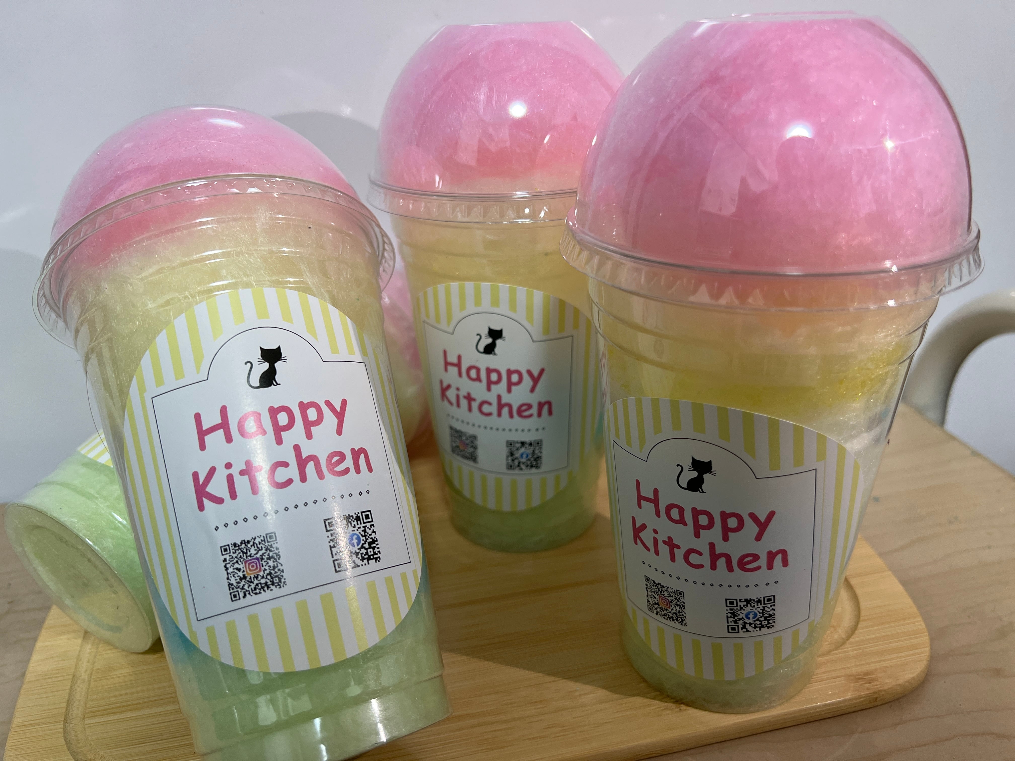 わたあめページ カラフル綿あめ | happykitchen