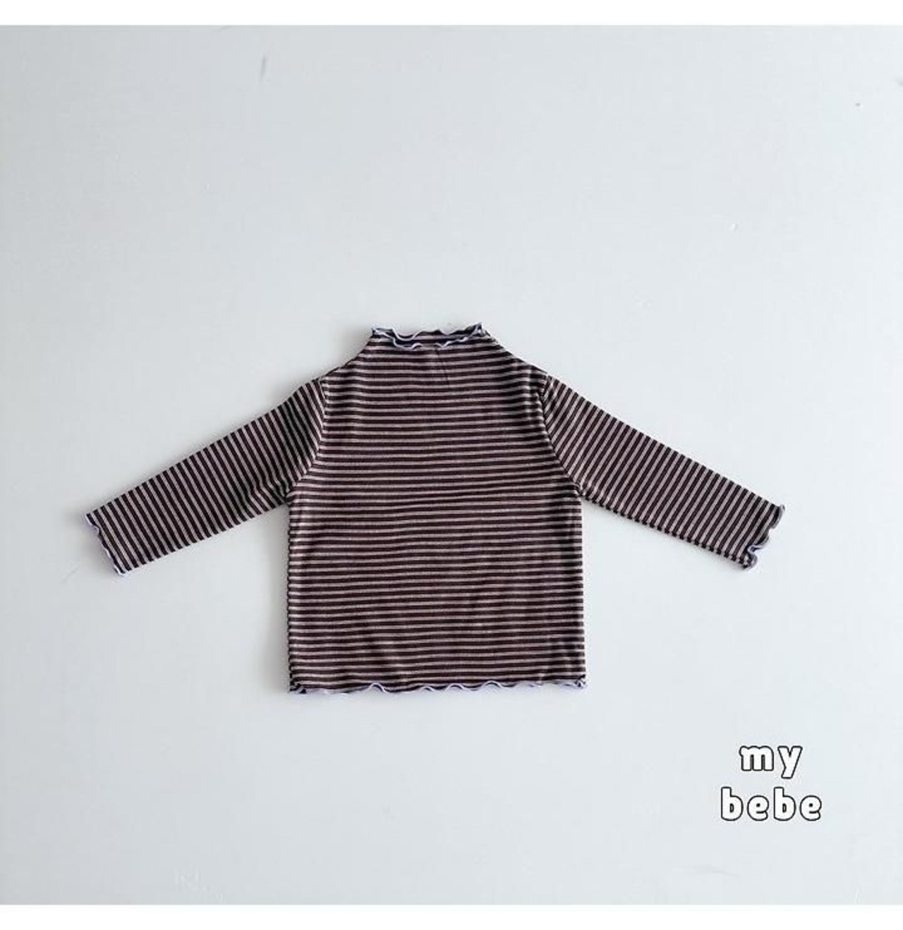 韓国子供服 / 26winter / my bebe / 焼き栗ハーフタートル / キッズ / 冬服 *XS~XL*