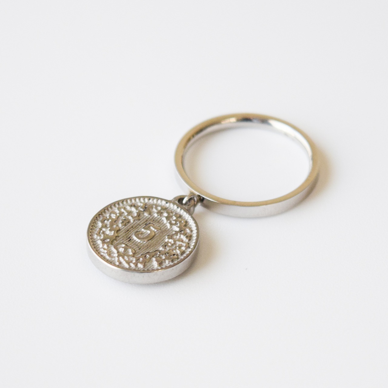 ステンレススイス5ラッペンコインリング