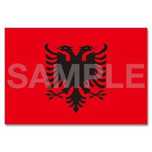 世界の国旗ポストカード ＜ヨーロッパ＞ アルバニア共和国 Flags of the world POST CARD ＜Europe＞ Republic of Albania