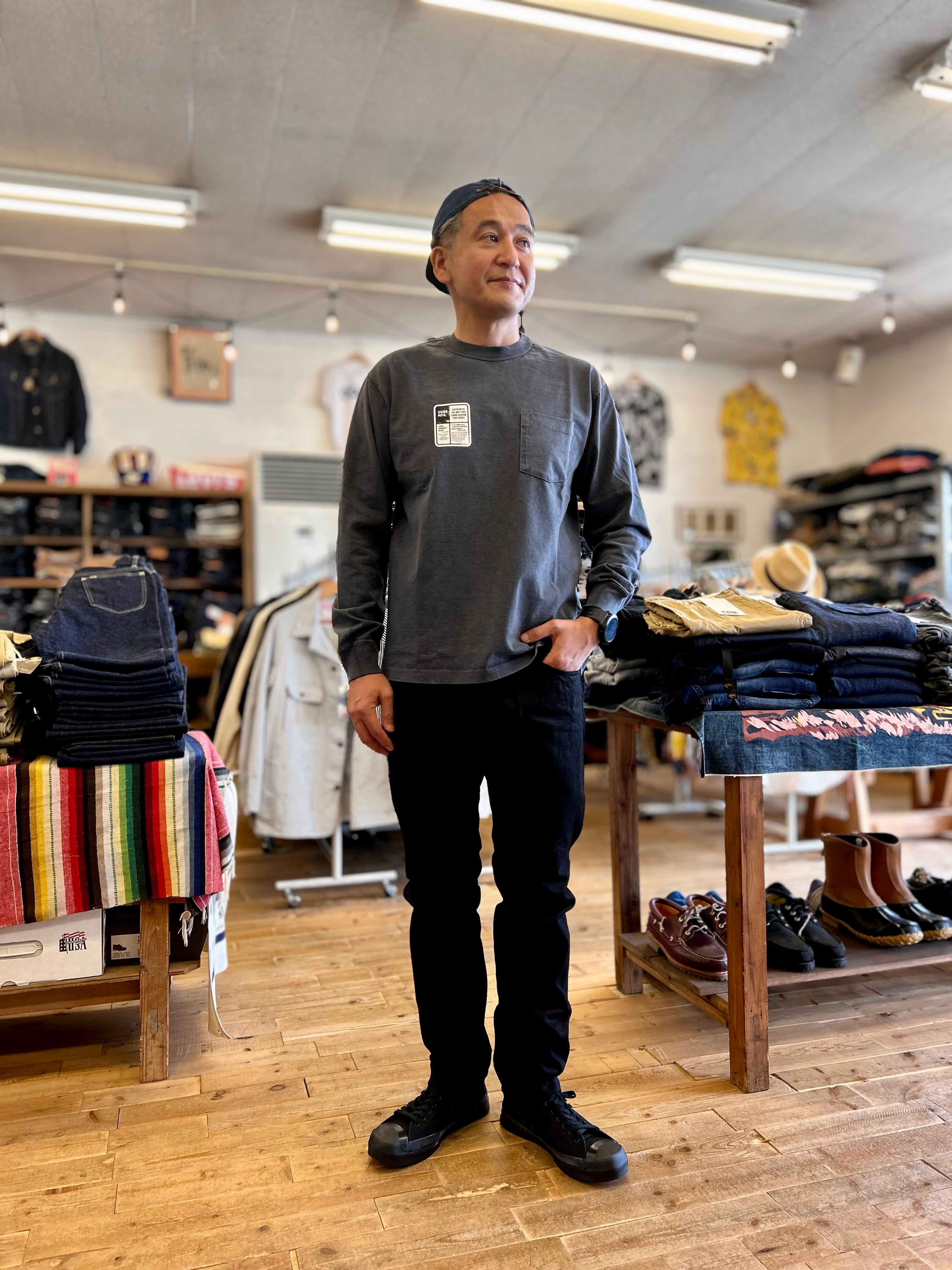 ONI DENIM(鬼デニム)13ozジェットブラックデニムジーンズ642 ONI DENIM(鬼デニム)13ozジェットブラックデニムジーンズ642