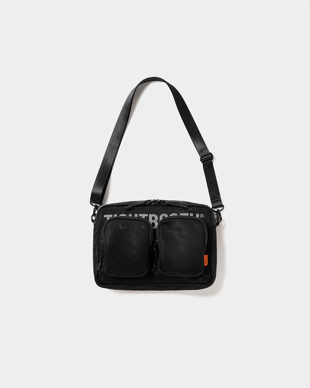 TIGHTBOOTH / LOGO MESH SACOCHE / BLACK