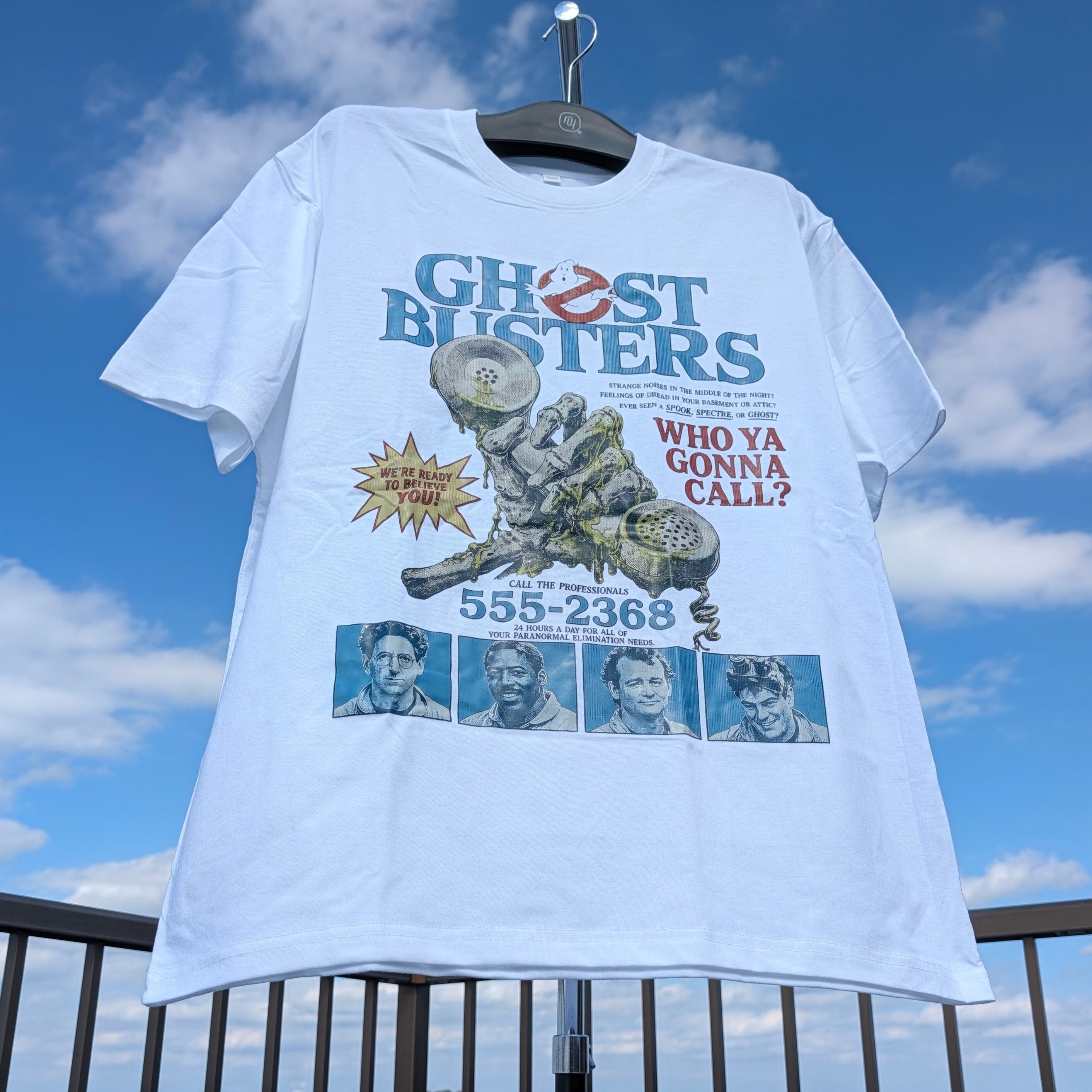 【 Ghostbusters (ゴーストバスターズ ) 】『 WHO YA GONNA CALL? 』映画Tシャツ / Tシャツ〚アメリカン雑貨 アメトイ〛