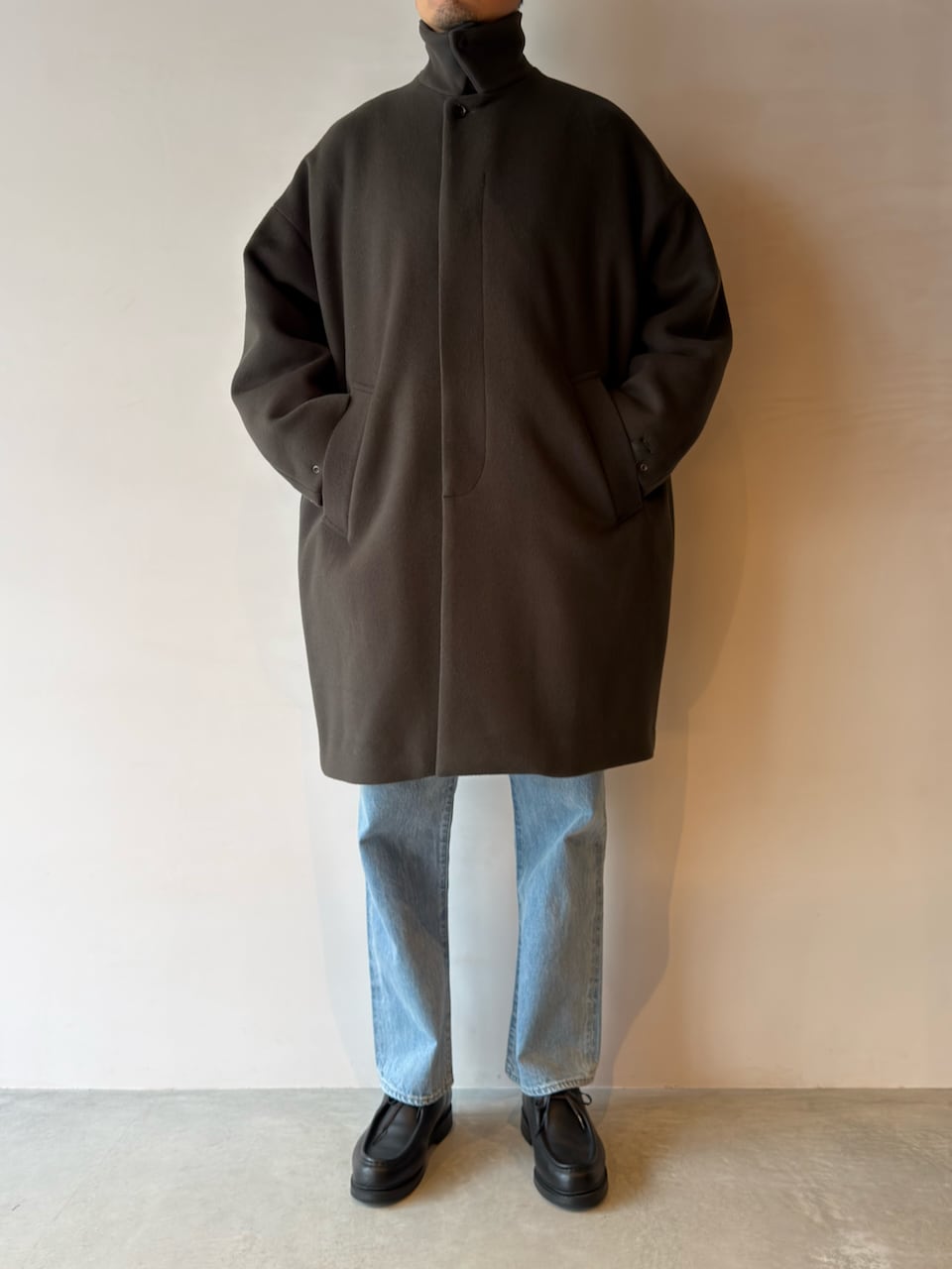 N.HOOLYWOOD BALMACAAN COAT 2252-CO08-048 | HUMAN and THINGS