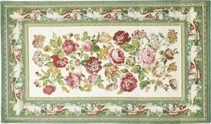 【特価処分】ラグマット シェニールマット 70×120cm グリーン 78347