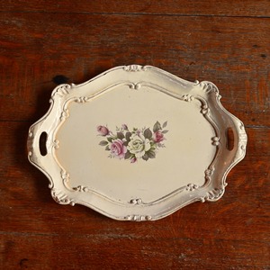 Tray / トレイ〈 プレート・花柄・店舗什器・アンティーク・ヴィンテージ 〉114467