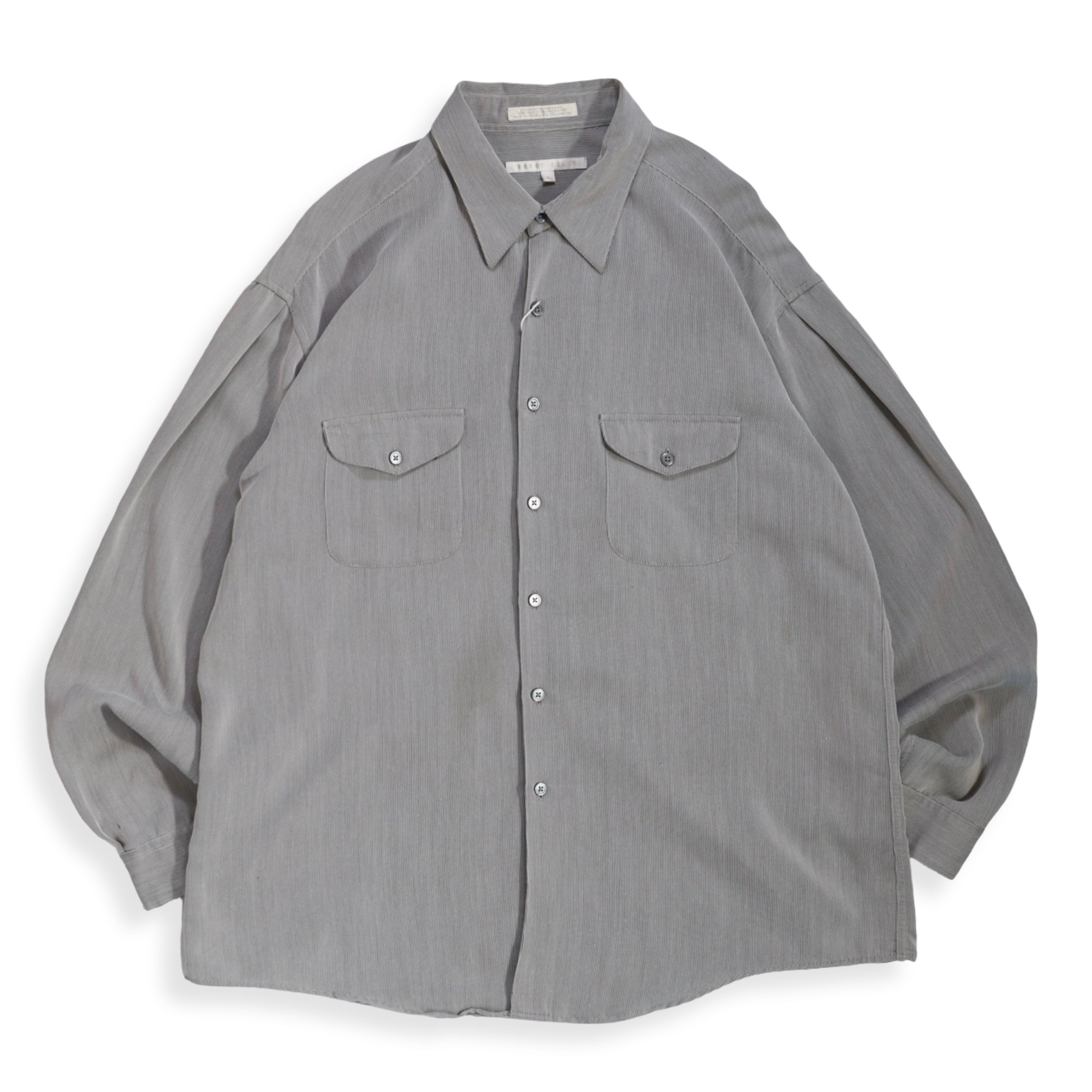 PERRY ELLIS Rayon×Polyester L/S Shirt