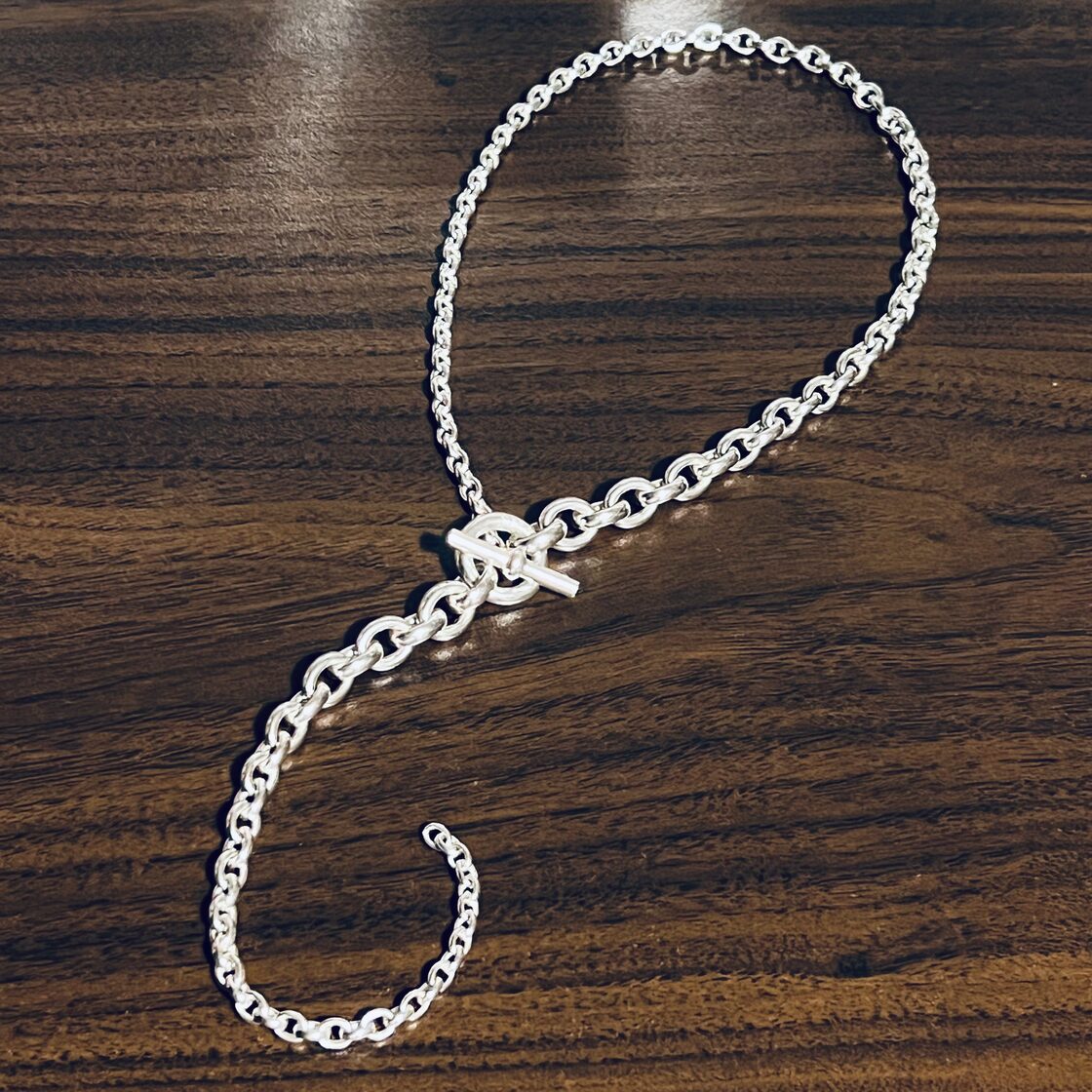 HERMES Crescendo Necklace Sterling Silver | エルメス 