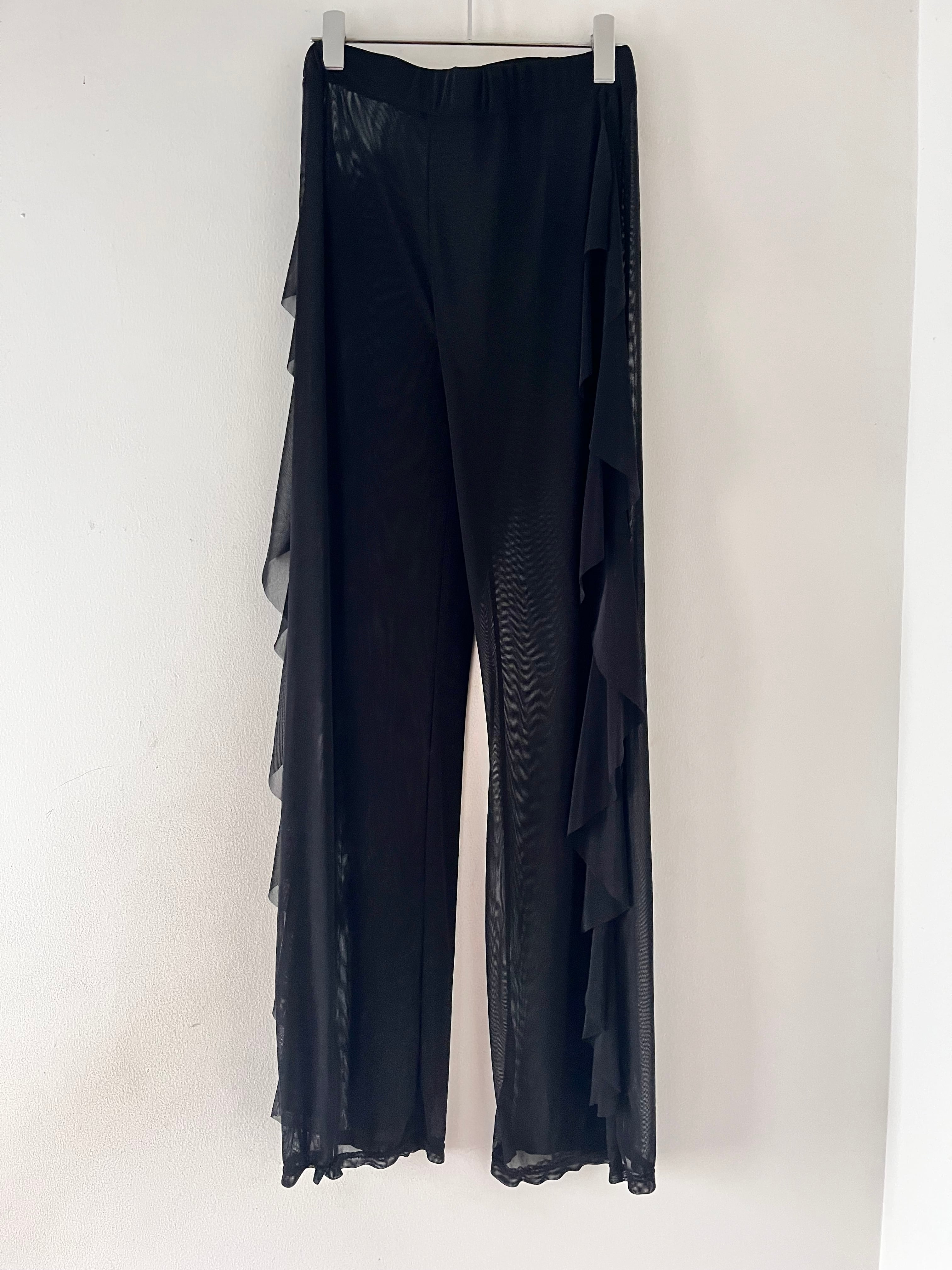 ヒラヒラシースルーパンツ