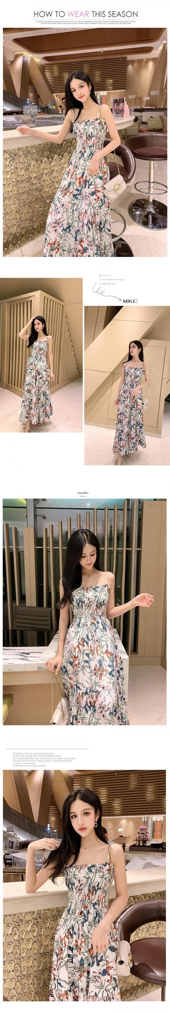 スタンダードスカート ドレス ワンピース レトロ 花柄 お花 フラワー