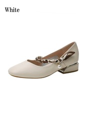 【0295】Scarf Strap Low Heel Shoes