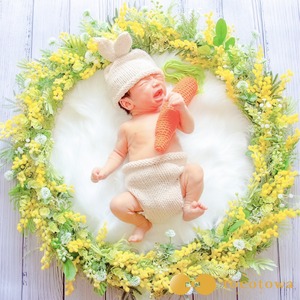 【ミモザリース】ニューボーンフォト撮影セット｜おうちで簡単レンタル