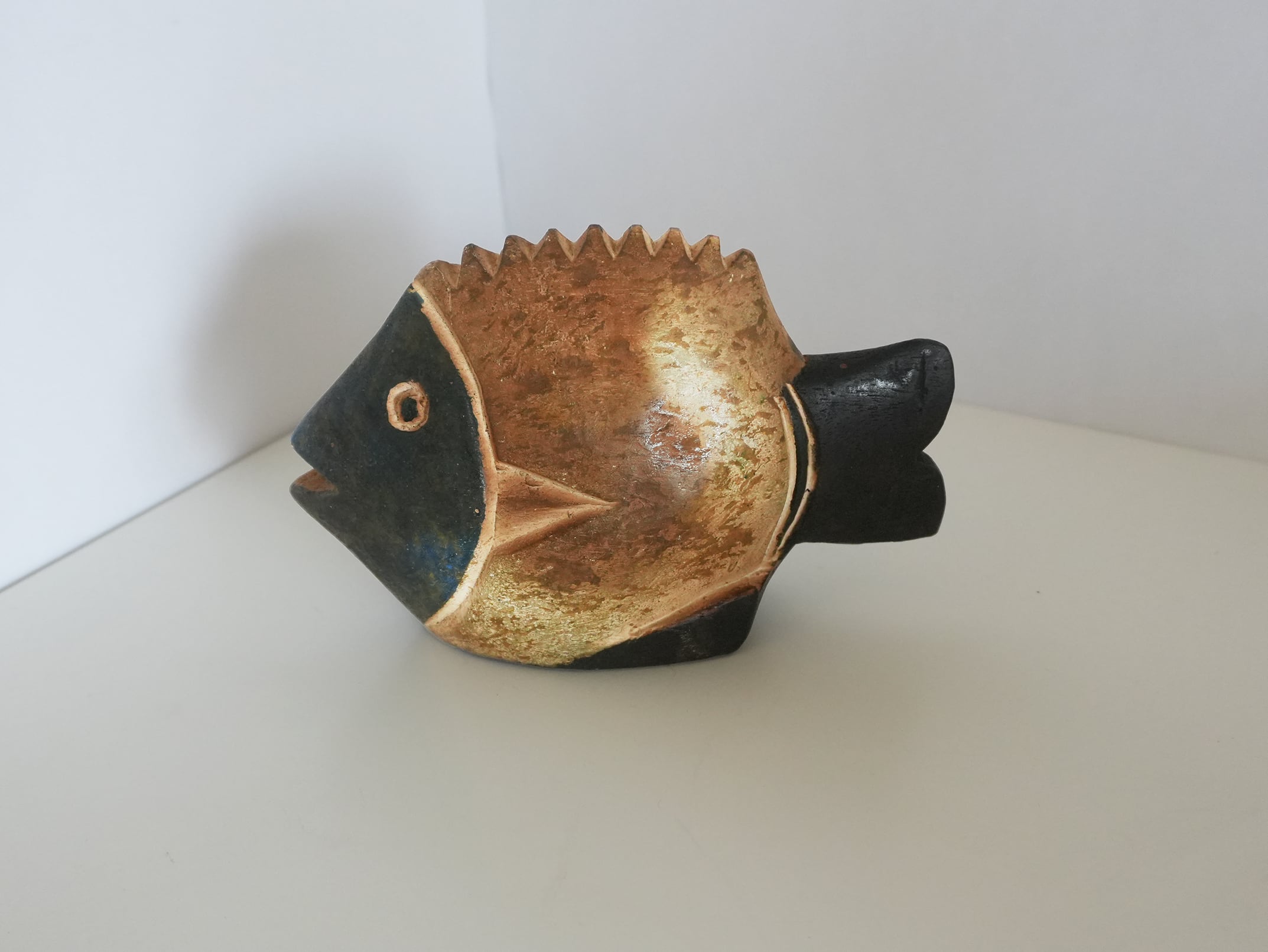 マリ共和国 ボゾ族 木彫りの魚 | wouet