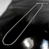 CHAIN NECKLACE #2 with GODSIZE® I.D. TAG 55 / ゴッドサイズ® #2 I.D.タグネックレスチェーン55