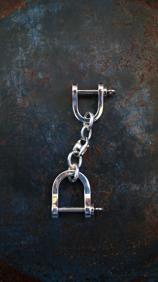 【VINTAGE】TIFFANY&Co. ティファニー ダブル シャックル キーリング 《シルバー925 キーホルダー ヴィンテージ オールド メンズ》