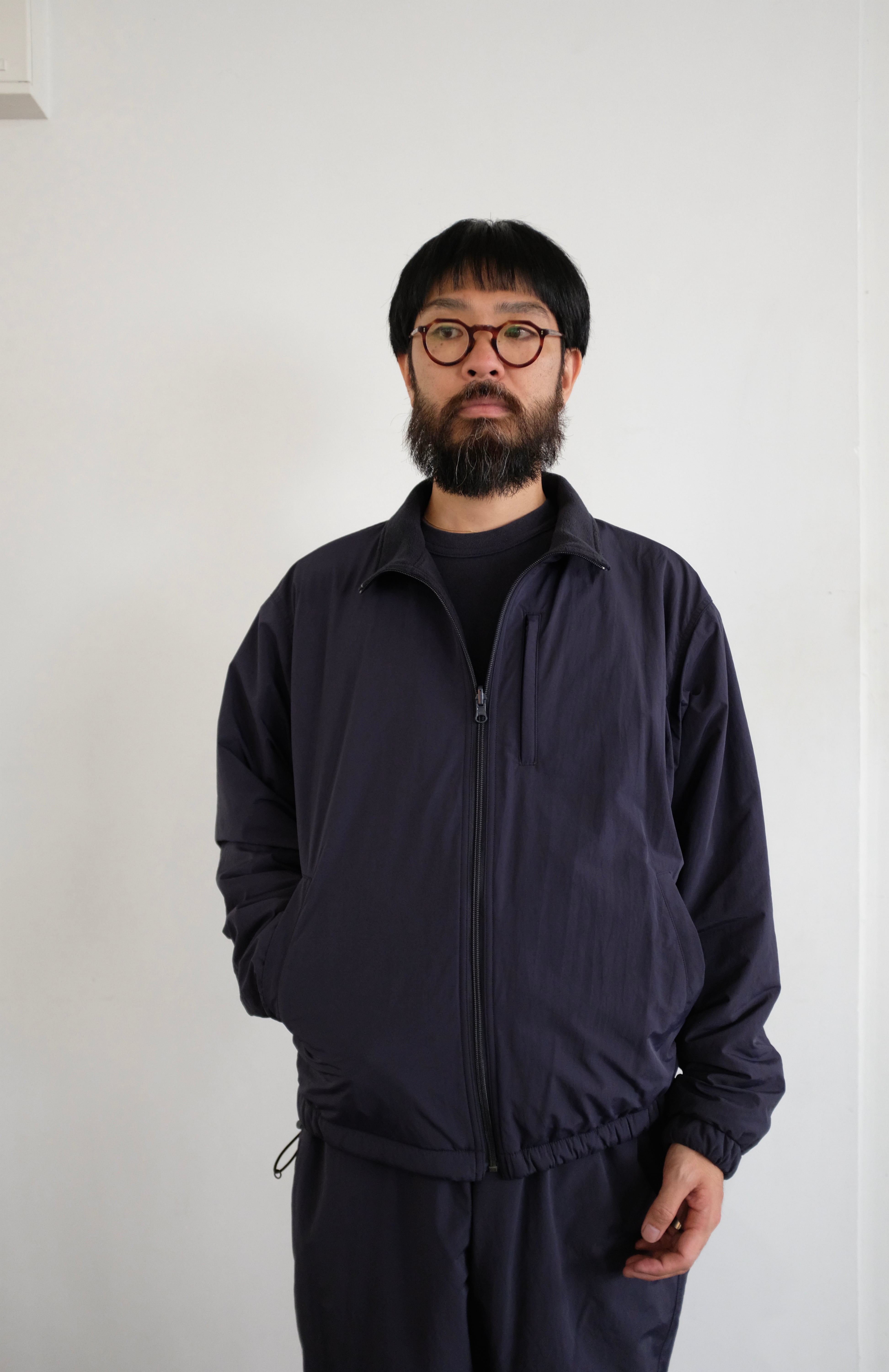 YLEVE / Y ] RECYCLE NYLON MIX TAFFETA/RECYCLE POLYEESTER FLEECE