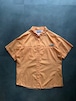 Columbia PFG フィッシングシャツ コロンビア 半袖 ボタンダウン 2XL オレンジ