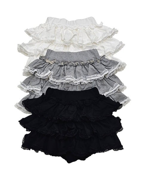 再入荷♡フリルスウェットレースショートパンツ | lilLilly official