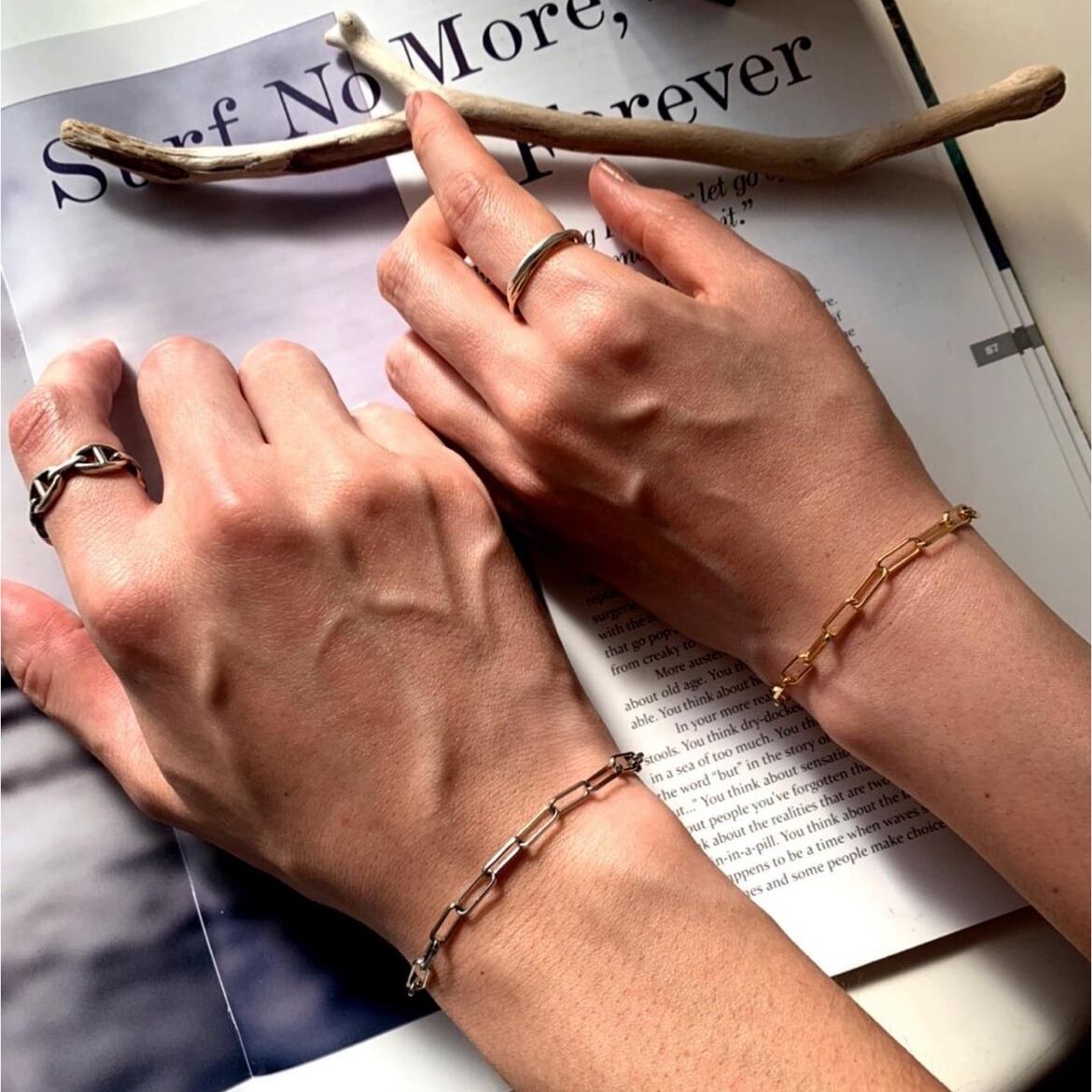 アクセサリー AKT Just Click Nut Layered Necklace Set– Artizan Joyeria