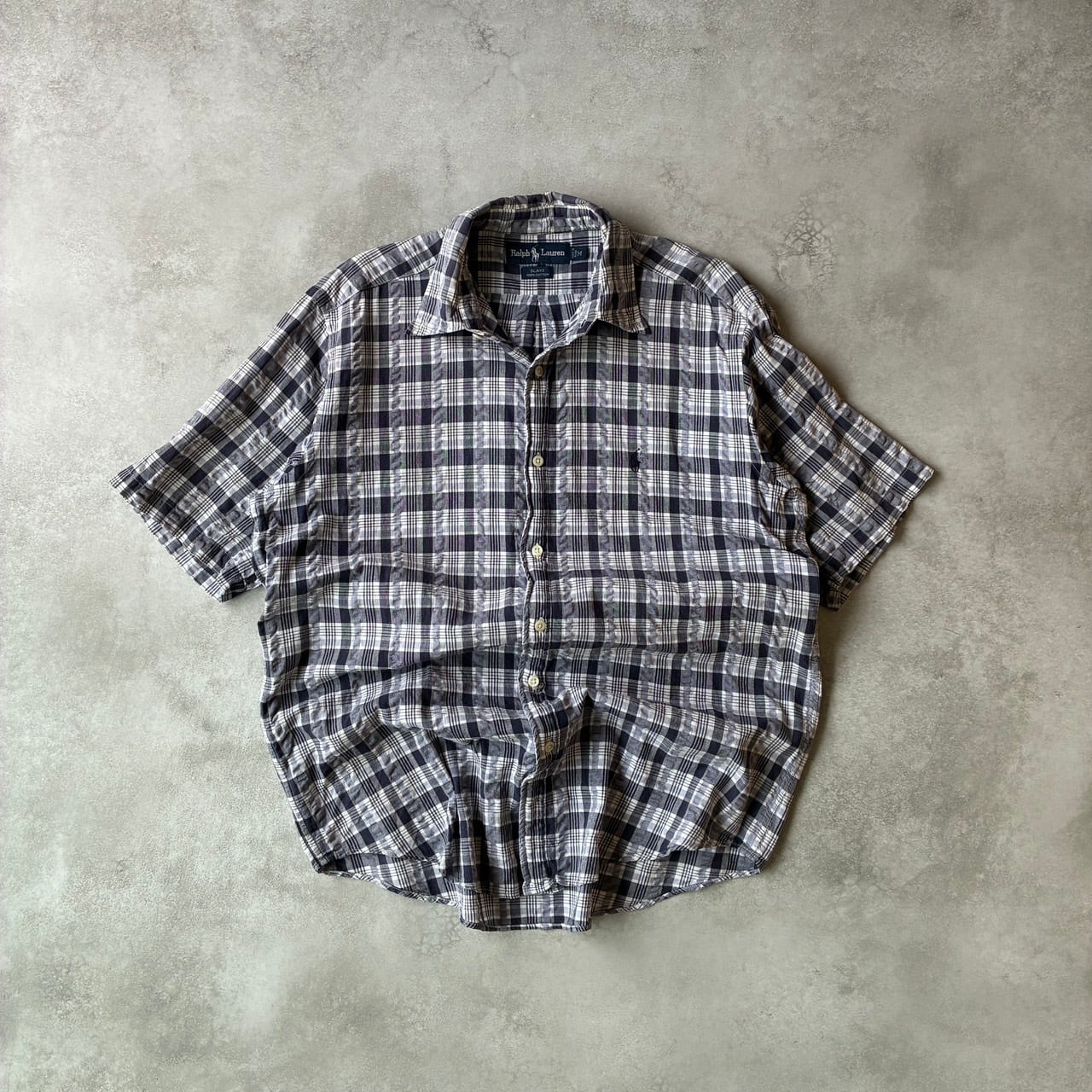 00's stussy ステューシー バッファローチェック オンブレ ヘビー
