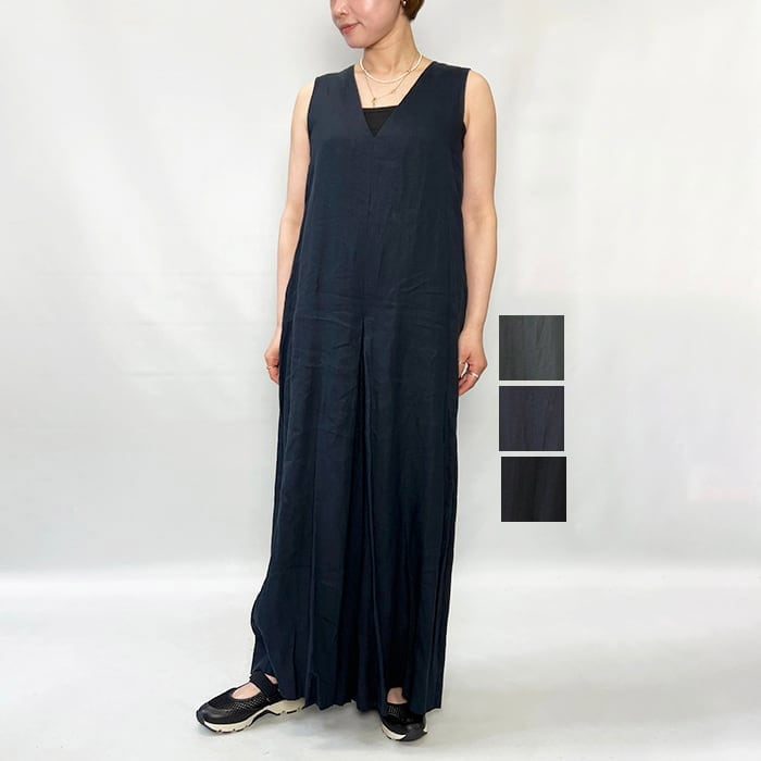 TICCA ティッカ リネンノースリーブコンビネゾン TBFS-415 2026春夏