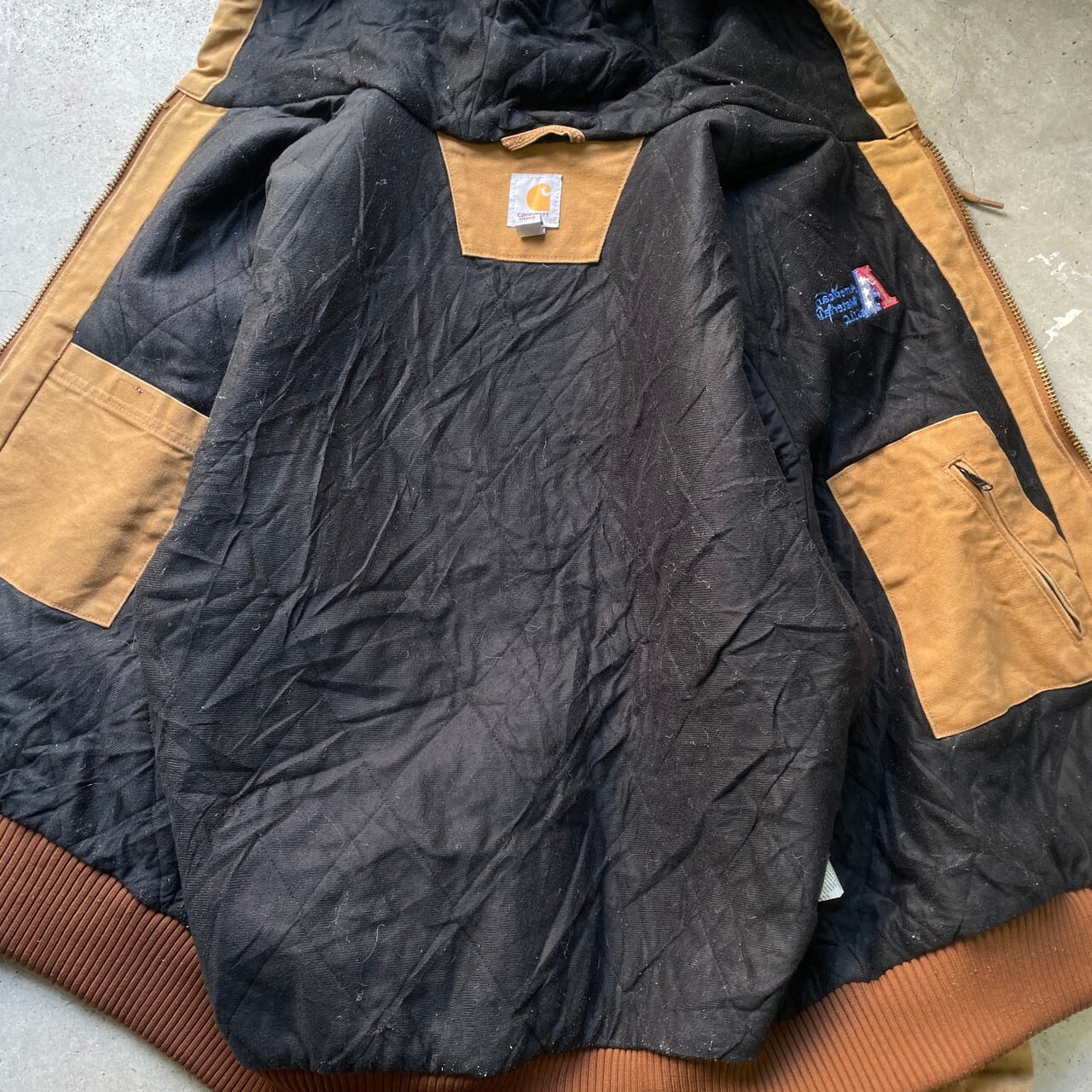 90年代 Carhartt カーハート ダック地 アクティブジャケット メンズXL