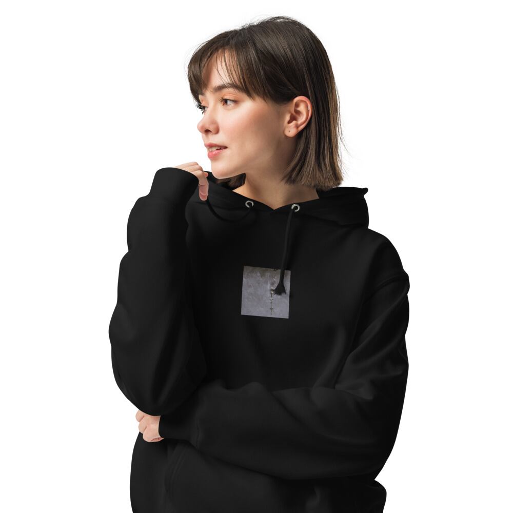 【for ♡niyu♡様】オーダー品 ツタ 植物 モノクロ ユニセックス 裏毛 プルオーバー パーカー