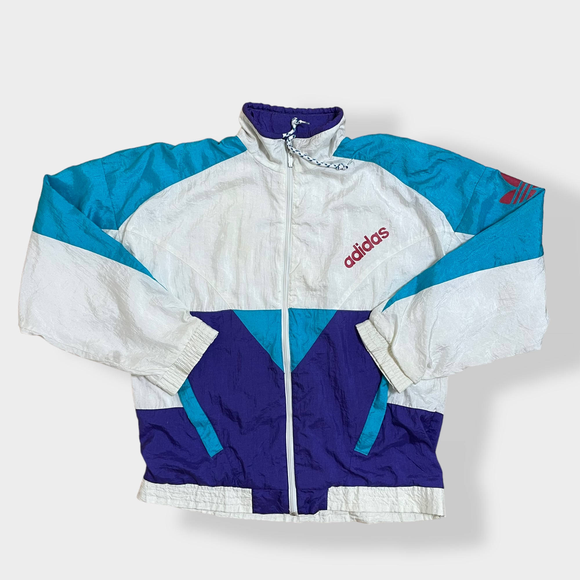 adidas】80s トラックジャケット ブルゾン ワンポイントロゴ